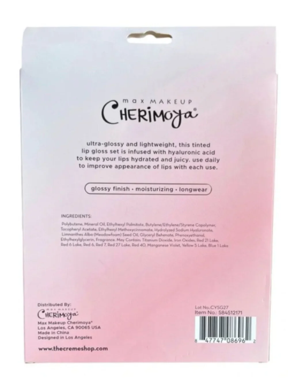 Cherimoya Watermelon Lip Oil Trio